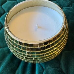 Gold Disco Ball Candle